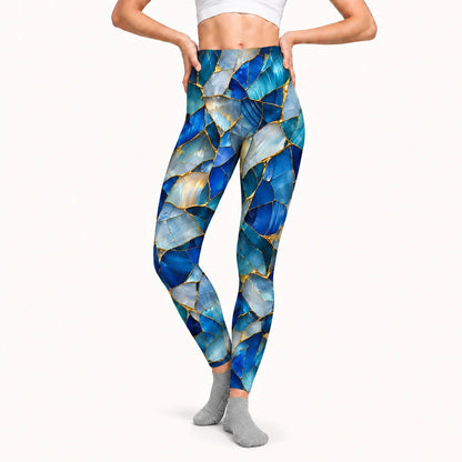 Golden Kintsugi Women's Leggings