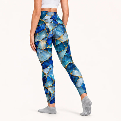Golden Kintsugi Women's Leggings
