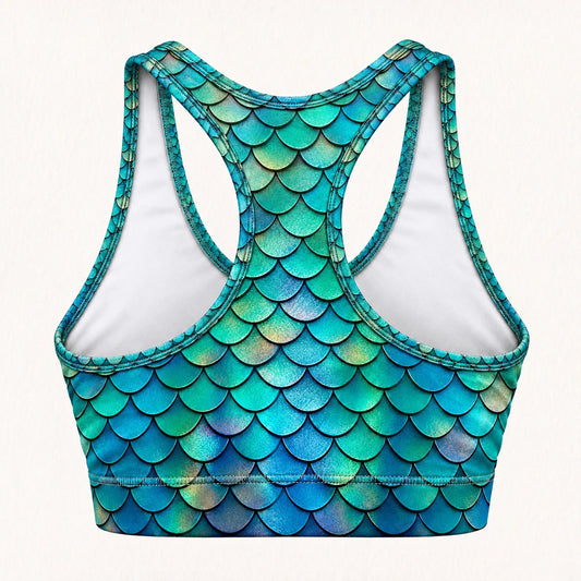 Mermaid Dreams Racer Back Bra