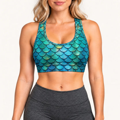 Mermaid Dreams Racer Back Bra
