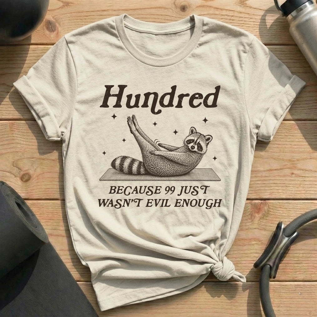 Racoon Hundred Evil T-shirt