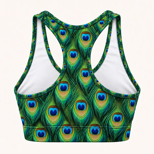 Peacock Luxe Racer Back Bra