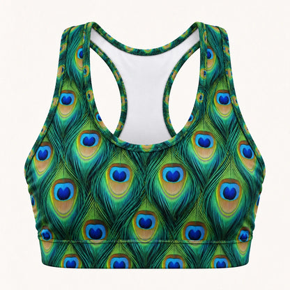 Peacock Luxe Racer Back Bra
