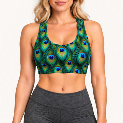 Peacock Luxe Racer Back Bra