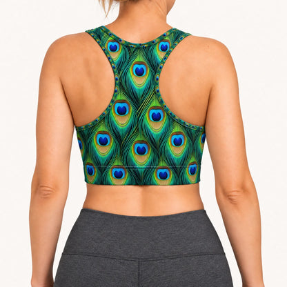 Peacock Luxe Racer Back Bra