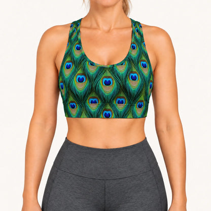 Peacock Luxe Racer Back Bra