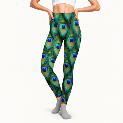 Peacock Luxe Women's Leggings