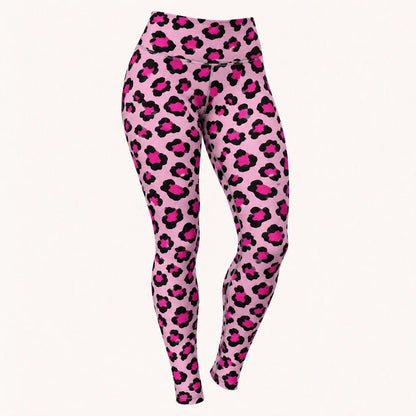 Pink Leopard Women's Leggings