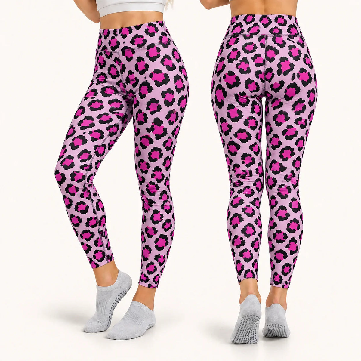 Pink Leopard Women's Leggings