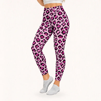 Pink Leopard Women's Leggings