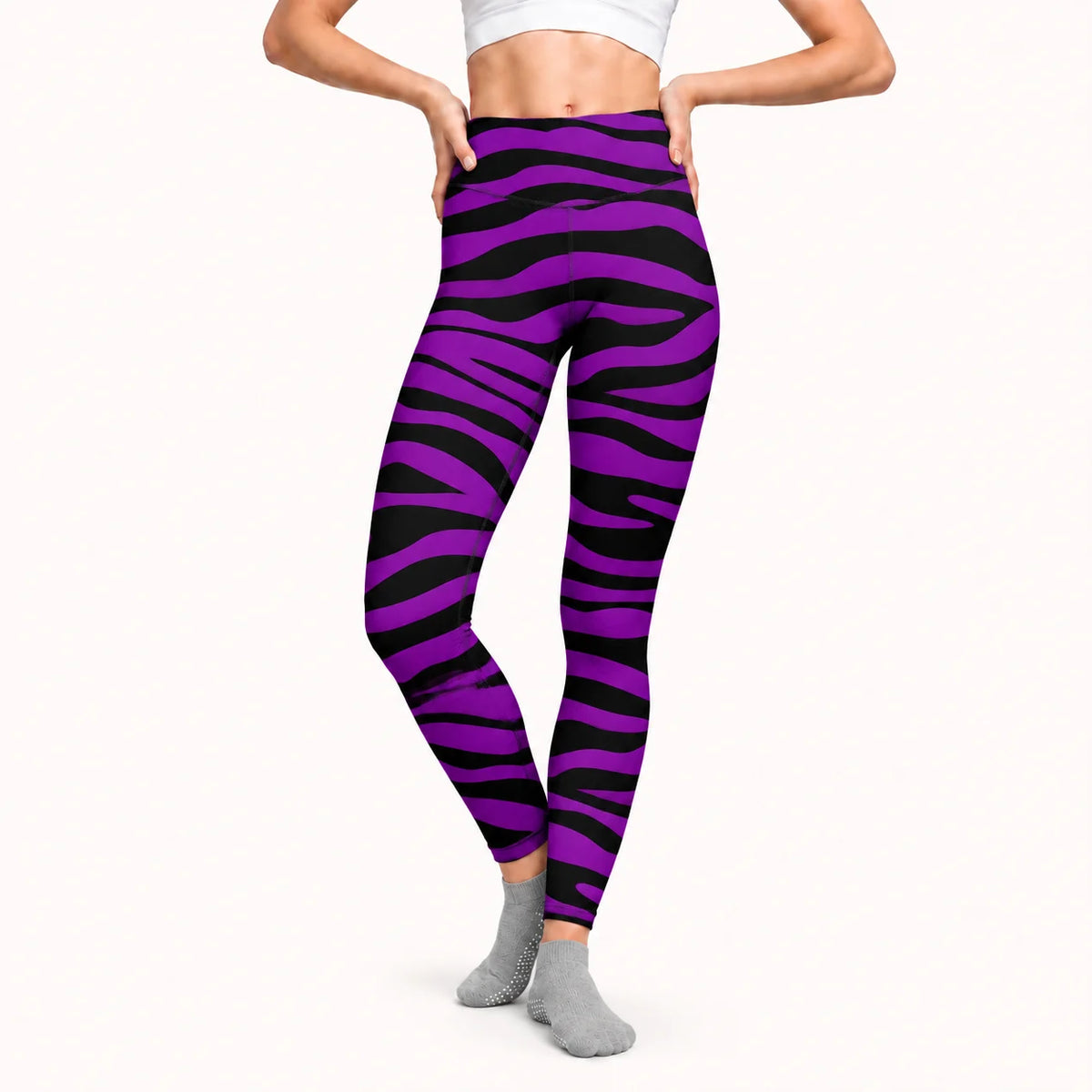 Purple Zebra Women's Leggings