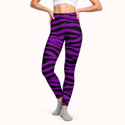 Purple Zebra Women's Leggings