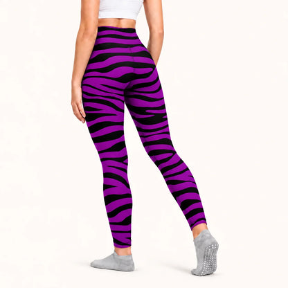 Purple Zebra Women's Leggings