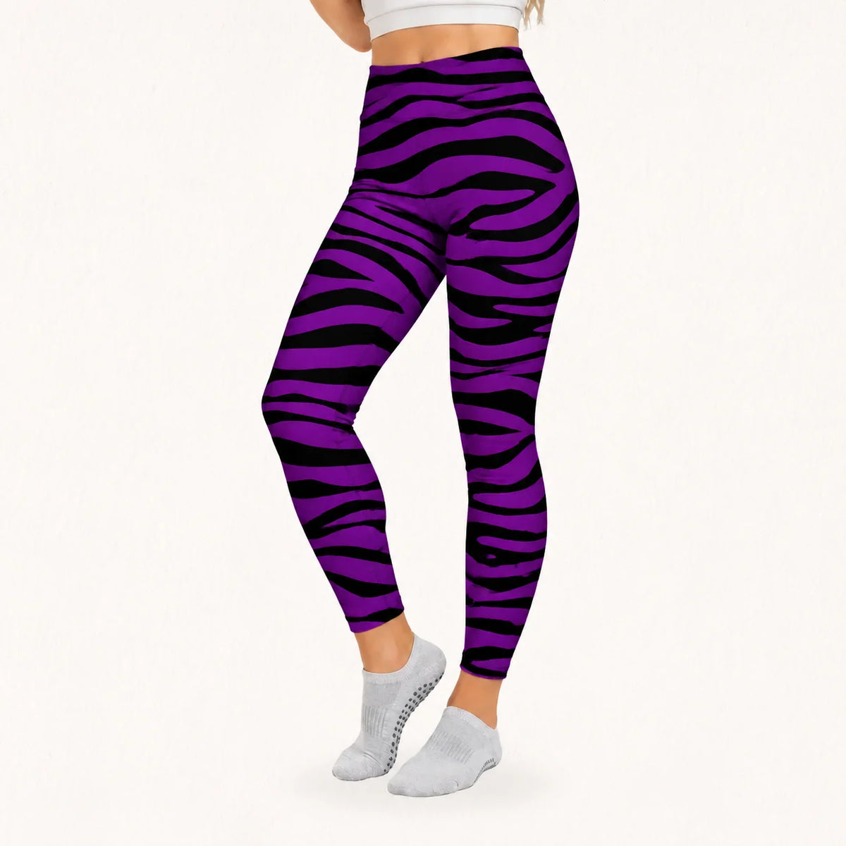 Purple Zebra Women's Leggings