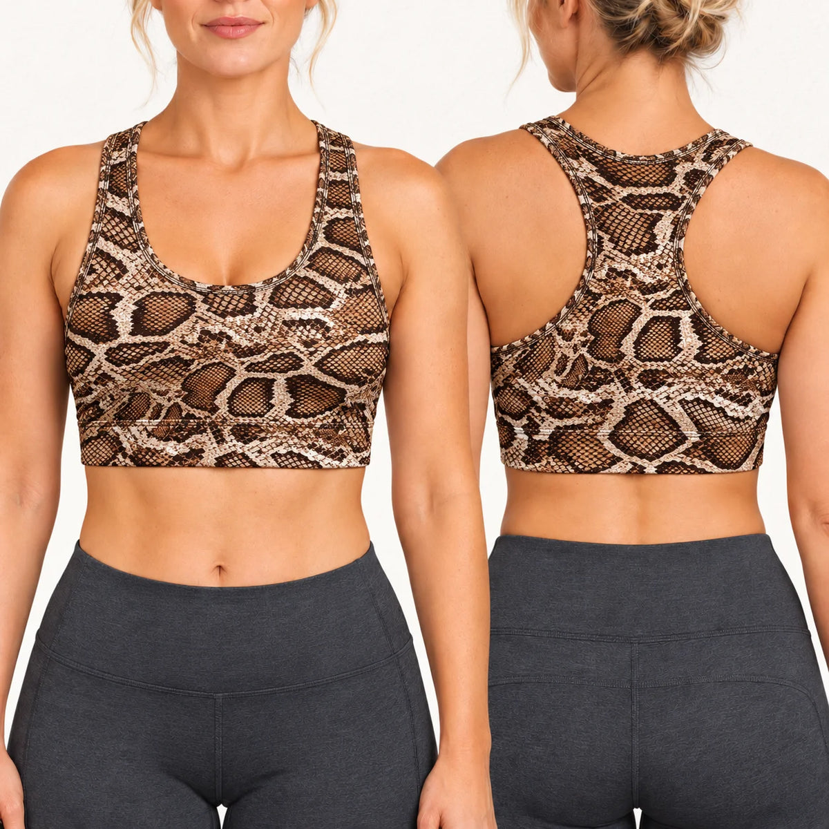 Serpentine Racer Back Bra