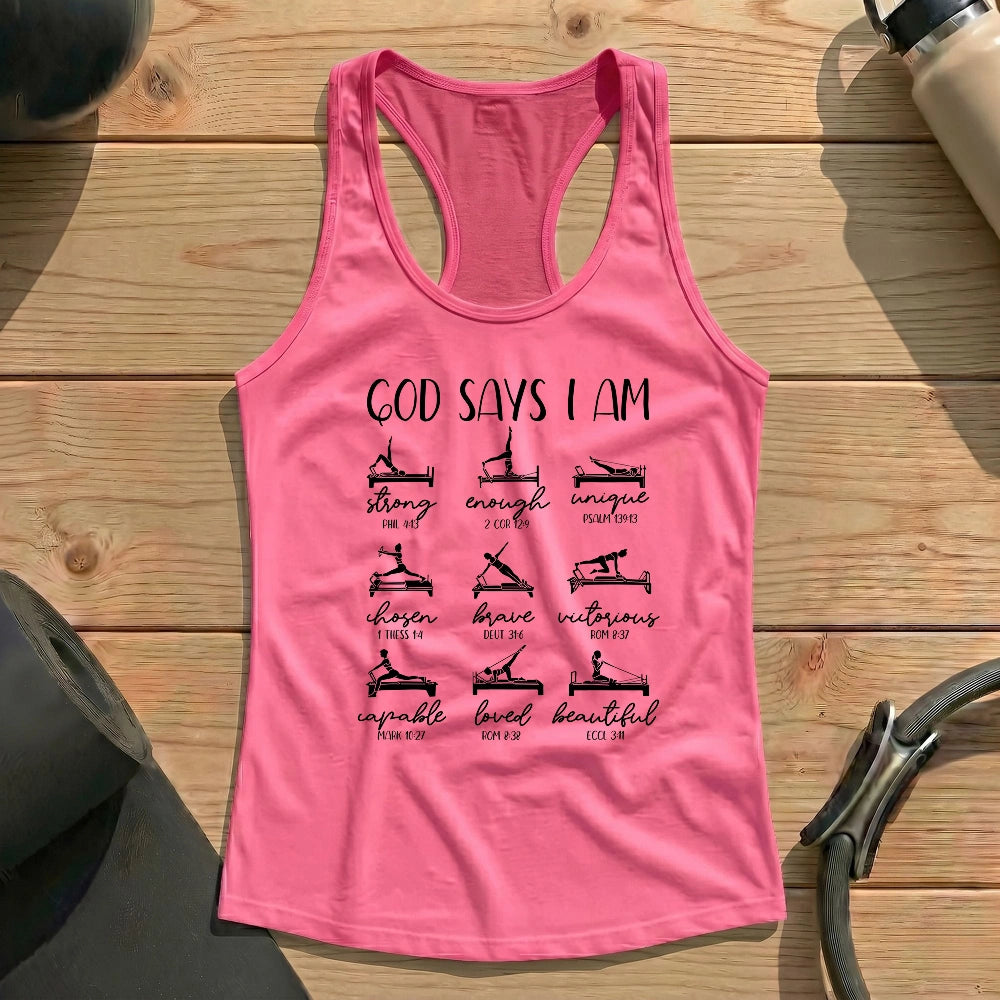 God Says Pilates Tank Top