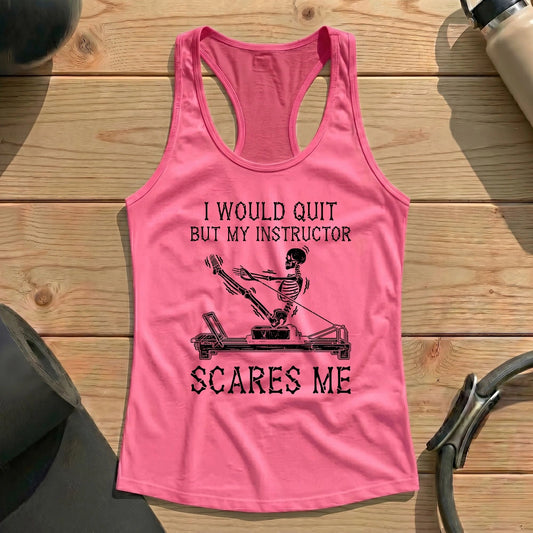 Instructor Scares Me Tank Top