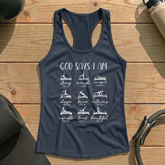 God Says Pilates Tank Top