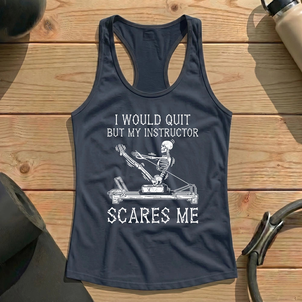 Instructor Scares Me Tank Top