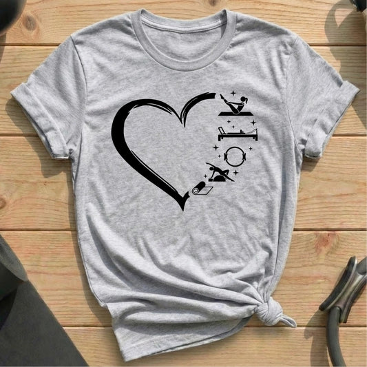 Heart Shape Pilates T-shirt