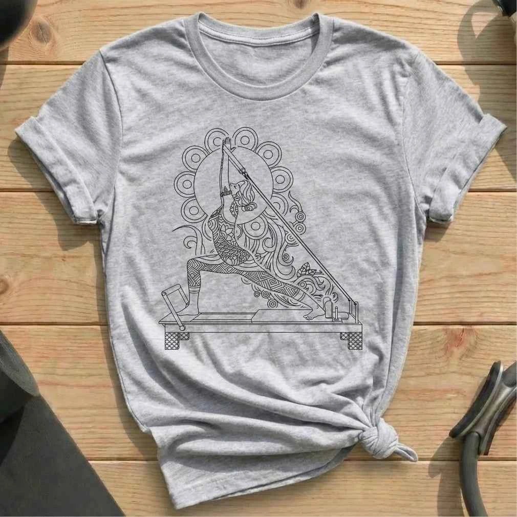 Pilates and mandala T-shirt