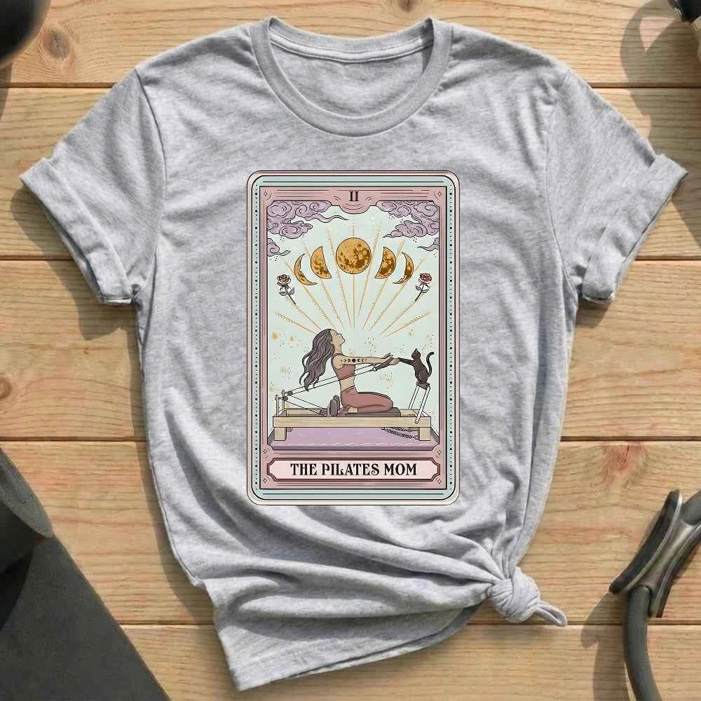The Pilates Mom Tarot Card T-shirt