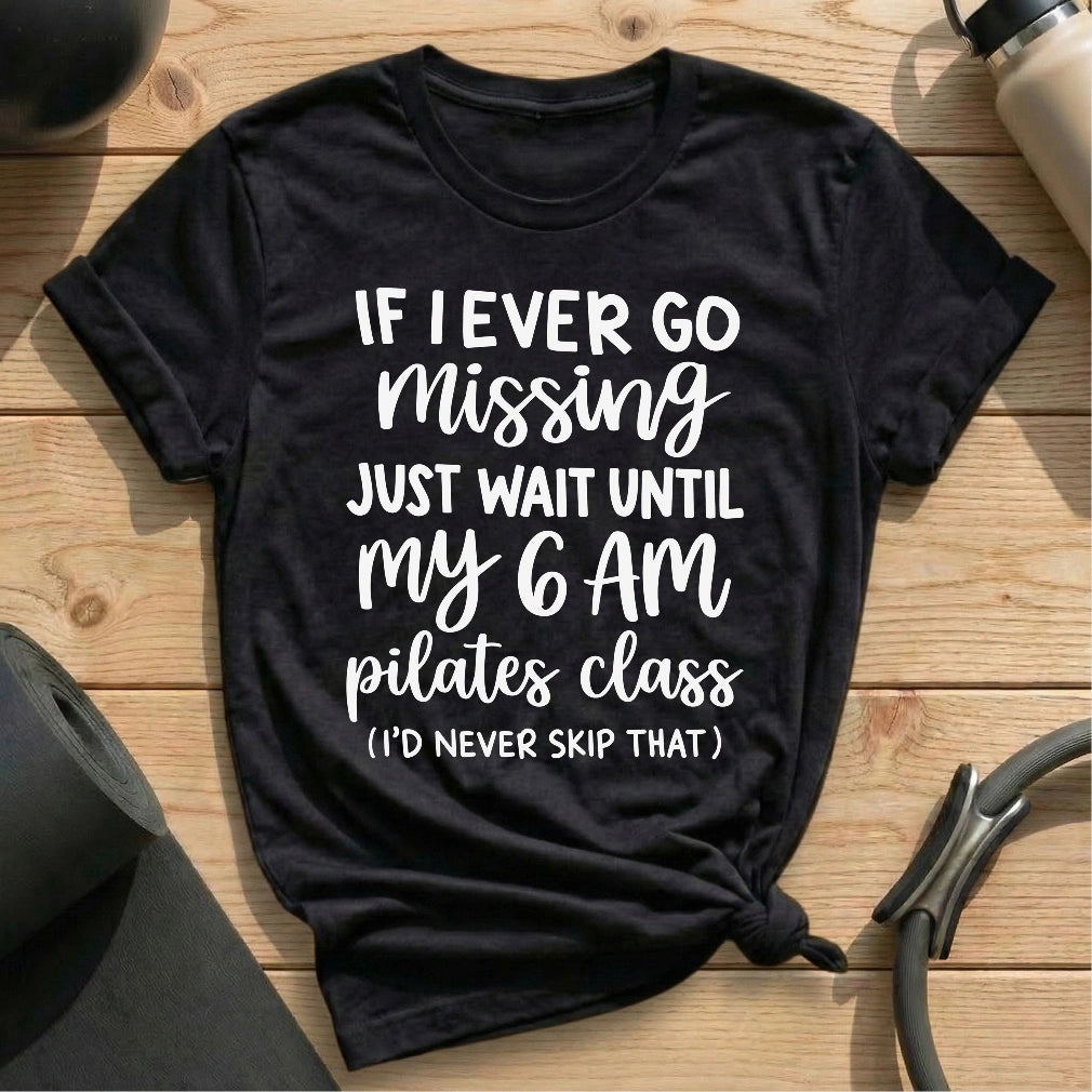 6 Am Class T-shirt - in MindCloth Pilates Tshirt Collection