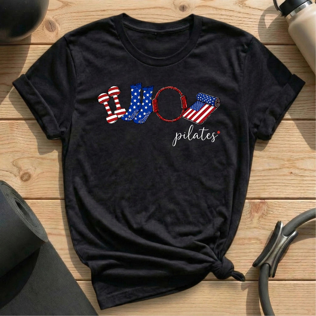 America in Pilates T-shirt