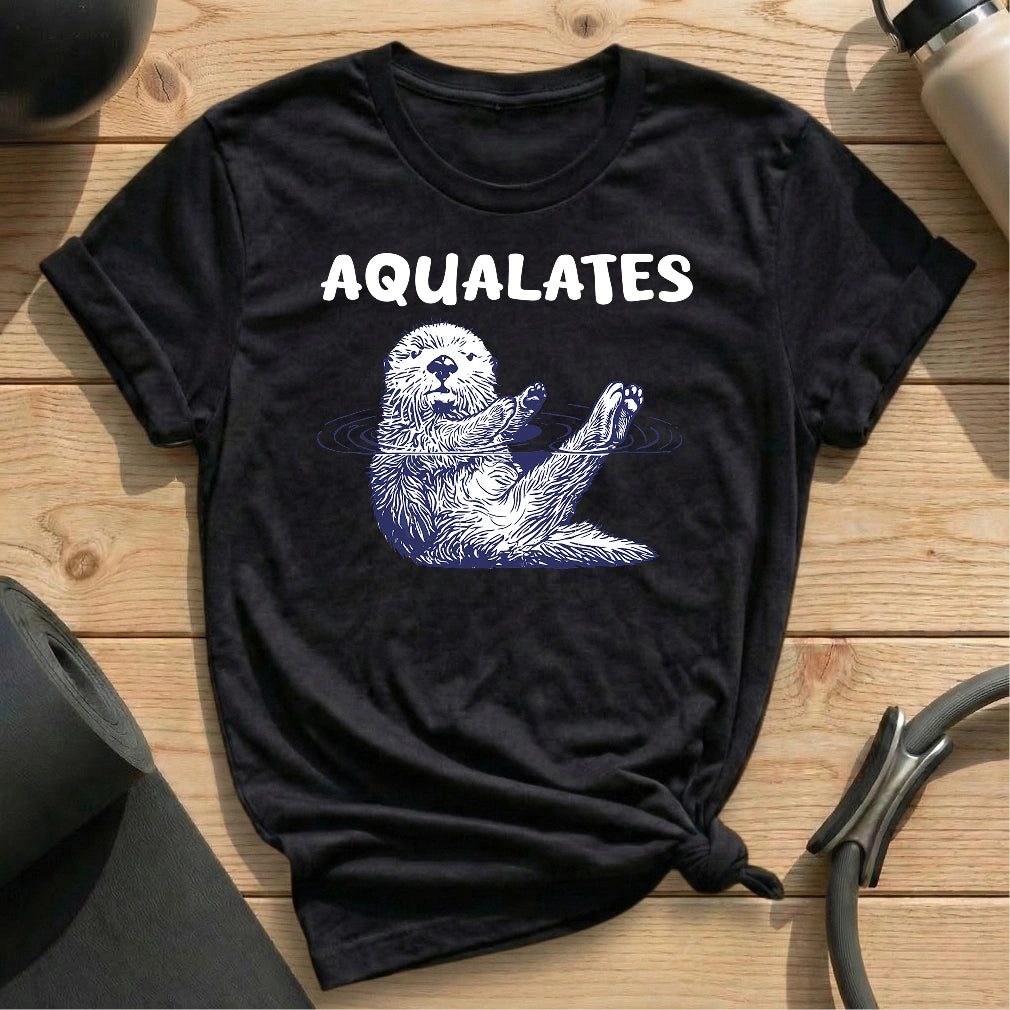 Aqualates T-shirt - in MindCloth Pilates Tshirt Collection