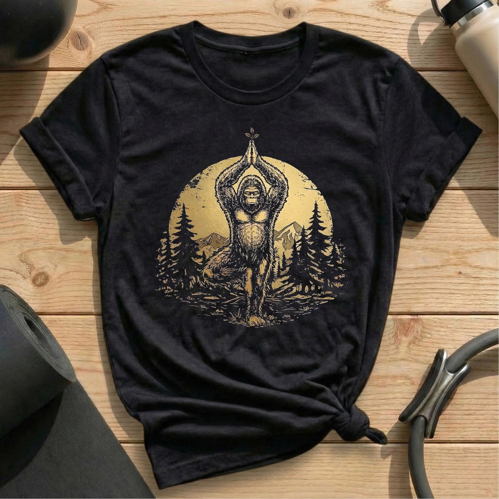 Bigfoot Tree Pose T-shirt