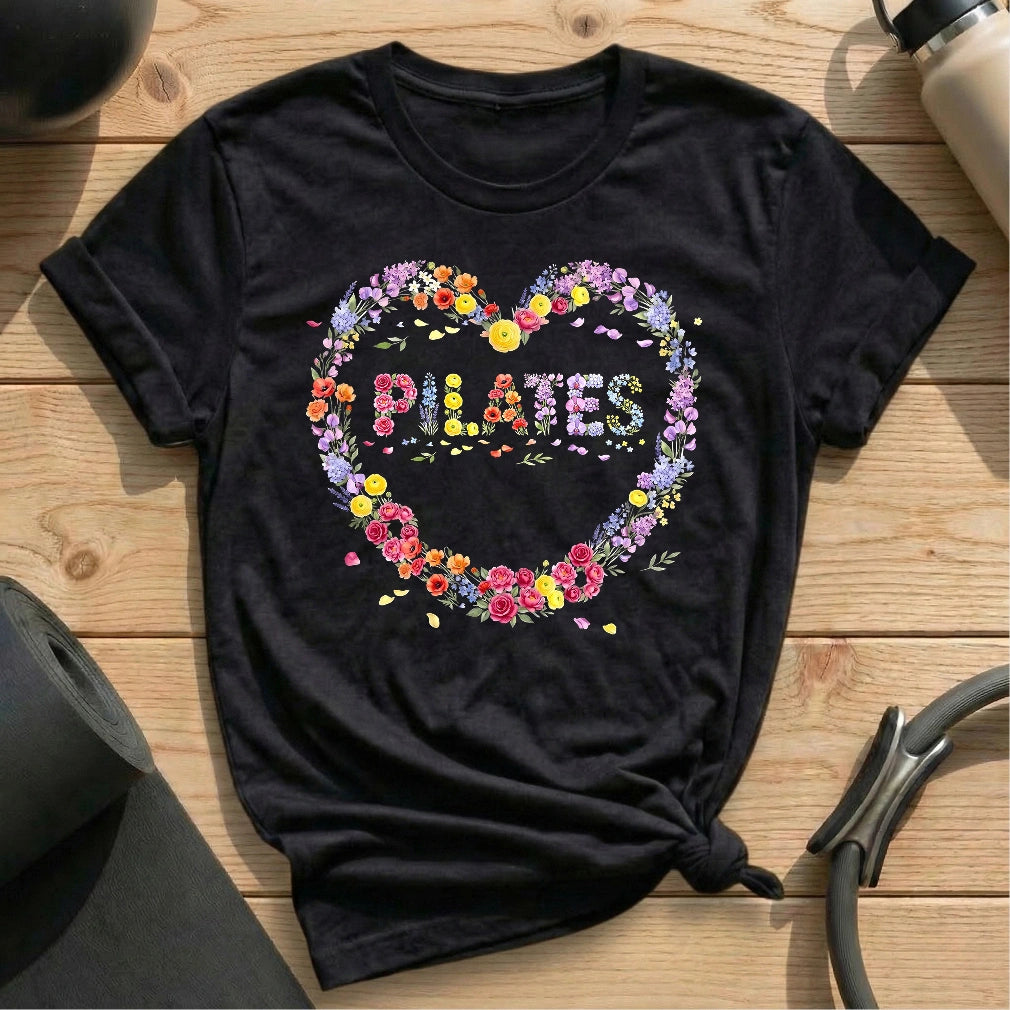 Flower Heart Pilates T-shirt