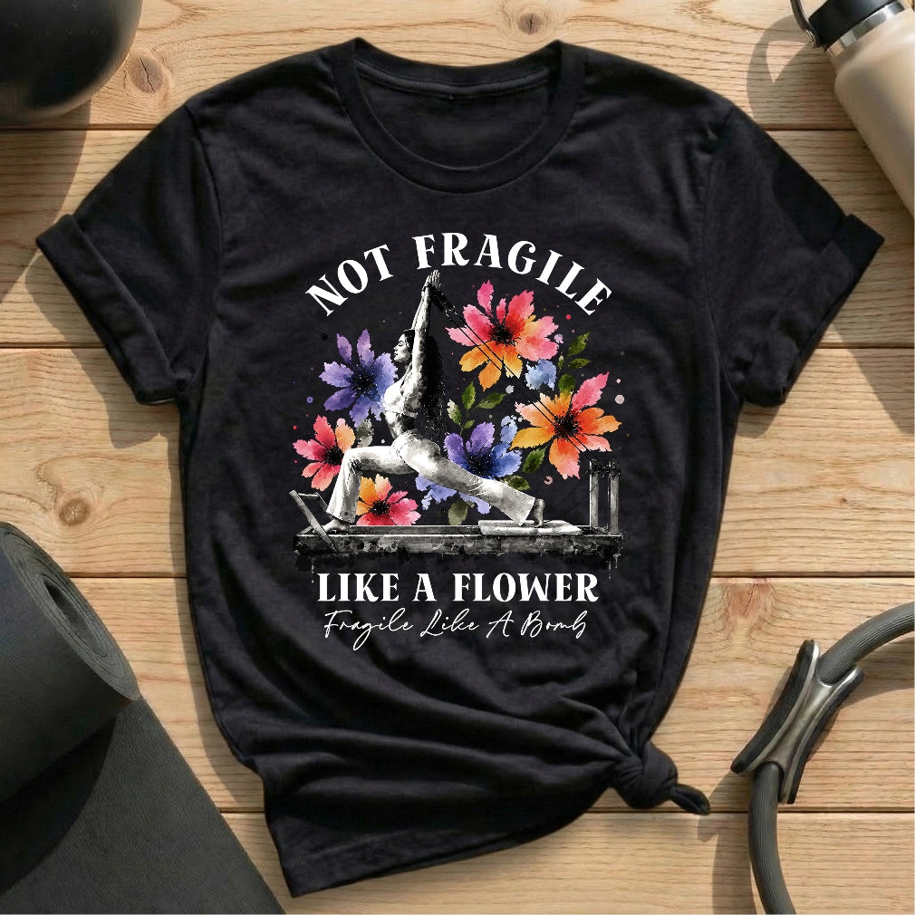 Fragile Like Bomb T-shirt - in MindCloth Pilates Tshirt Collection
