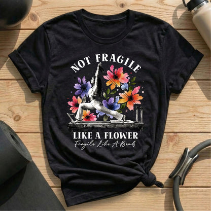Fragile Like Bomb T-shirt - in MindCloth Pilates Tshirt Collection