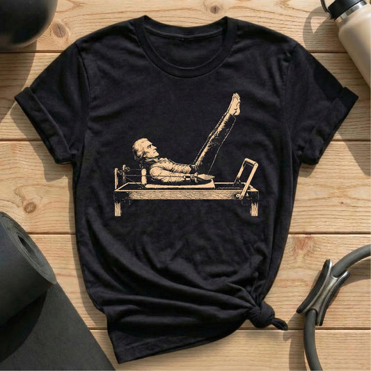 Jefferson Hundred T-shirt - in MindCloth Pilates Tshirt Collection