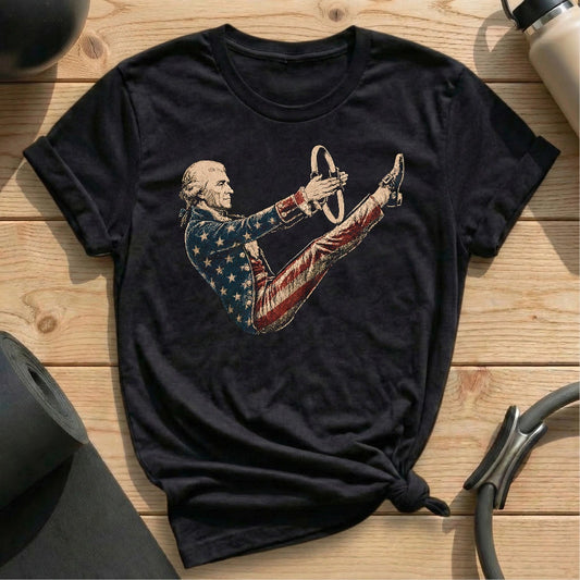 Jefferson Teaser US T-shirt - in MindCloth Pilates Tshirt Collection