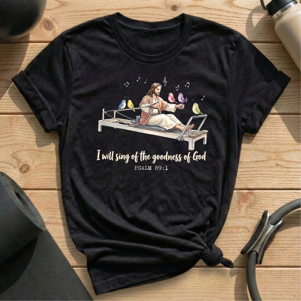 Jesus Song Pilates T-shirt