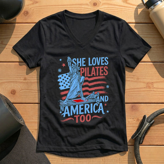 Liberty Love Pilates Lady V-neck
