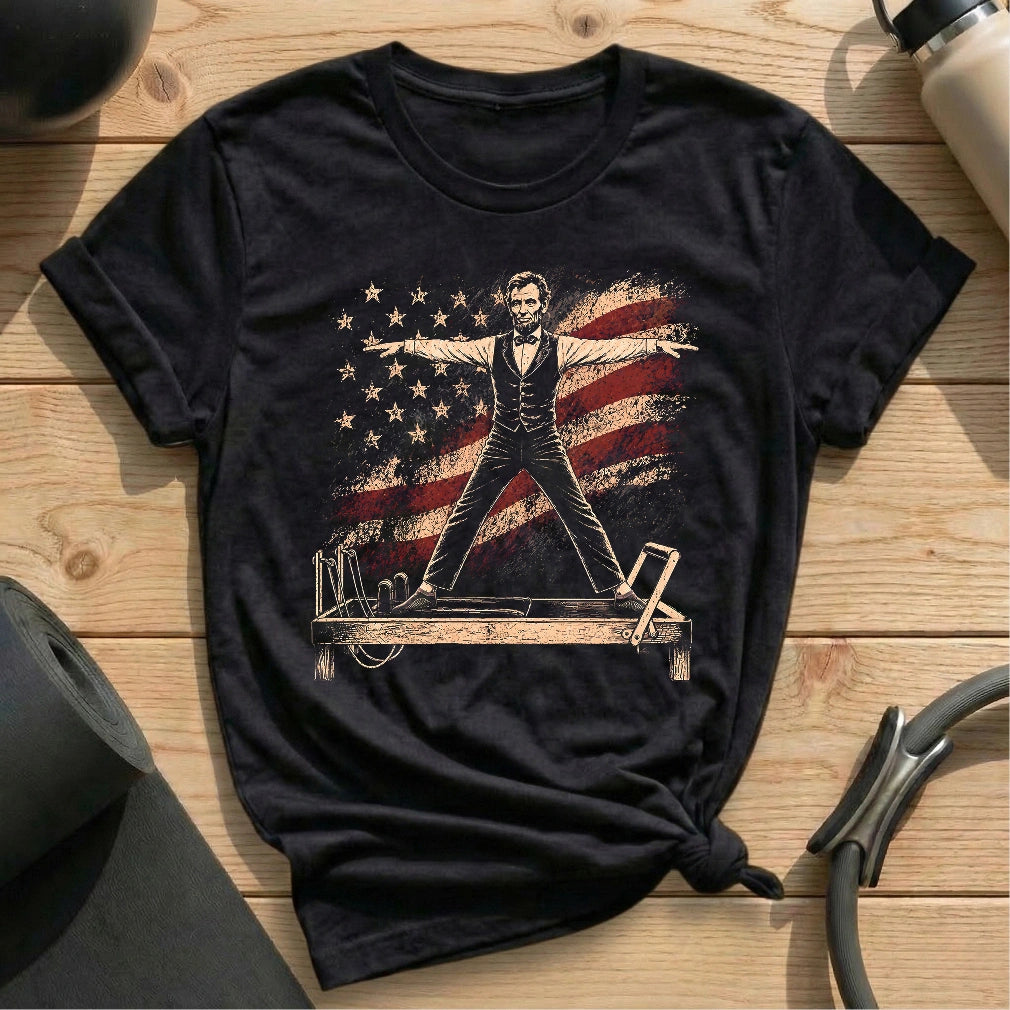 Lincoln Pilates Flag T-shirt