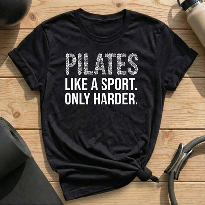 Pilates Harder T-shirt - in MindCloth Pilates Tshirt Collection
