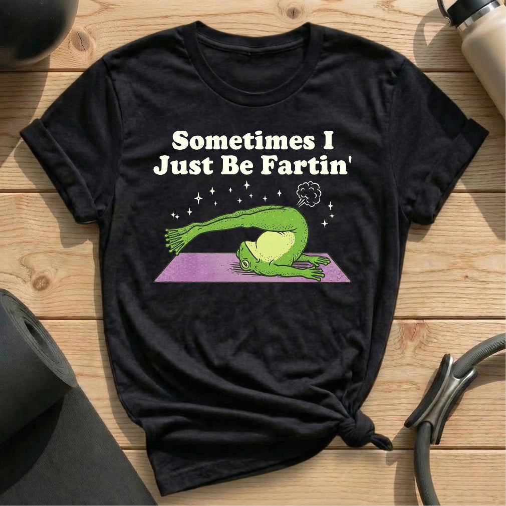 Sometimes I Fart in Pilates Class T-shirt - in MindCloth Pilates Tshirt Collection