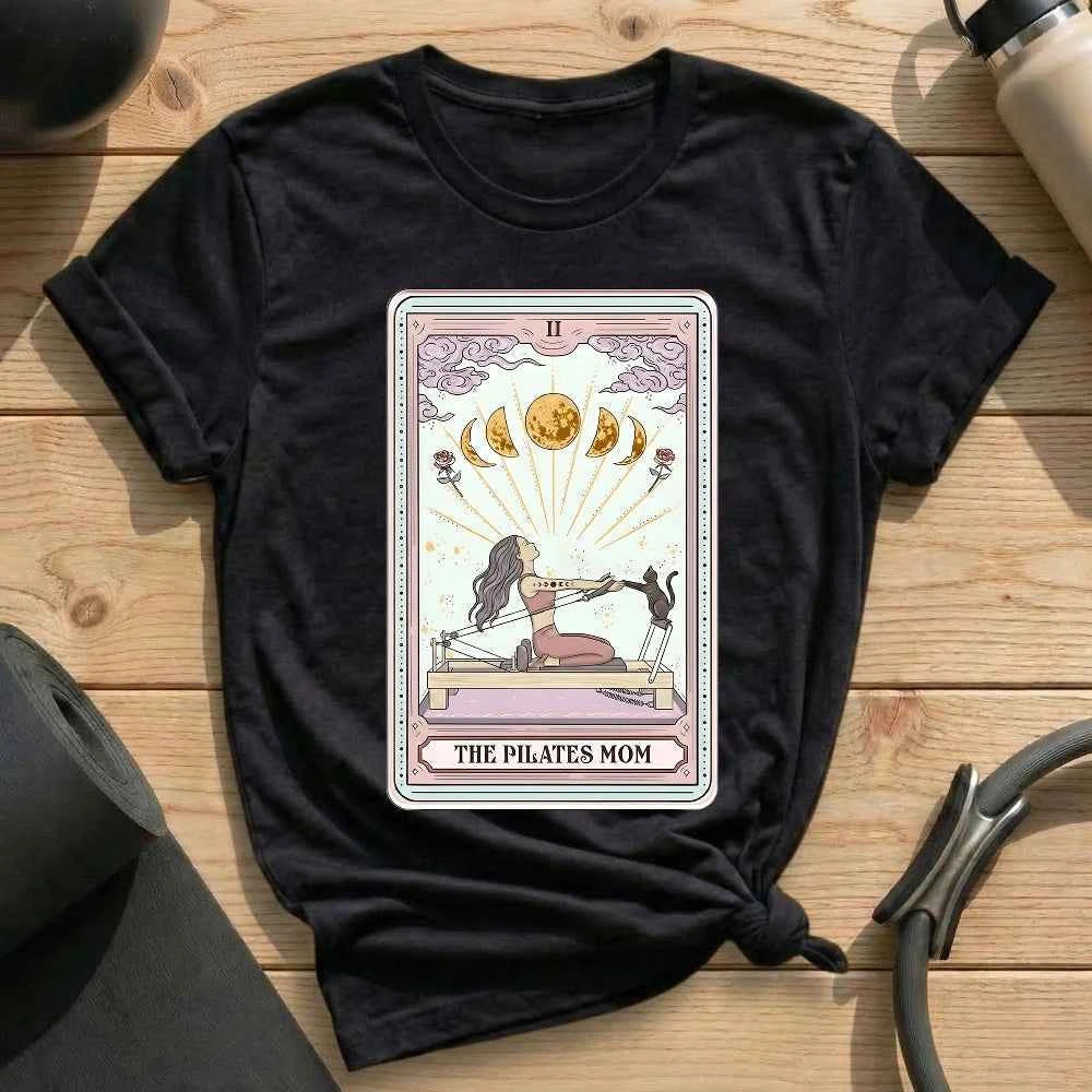The Pilates Mom Tarot Card T-shirt
