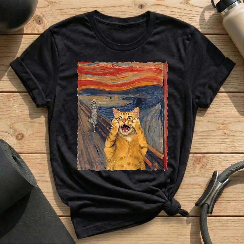 The Scream Cat Pilates T-shirt