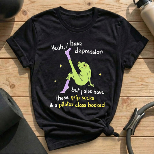 Yeah I Have Grip Socks T-shirt - in MindCloth Pilates Tshirt Collection