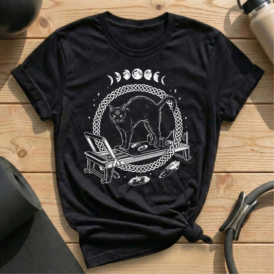 Yule Cat Pilates T-shirt