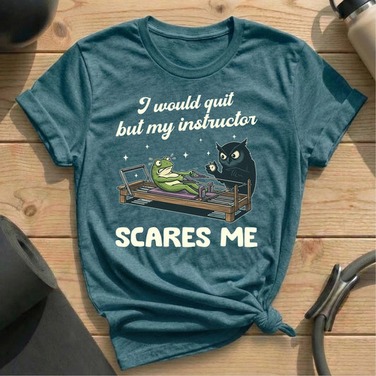 Instructor Frog Scares Me T-shirt