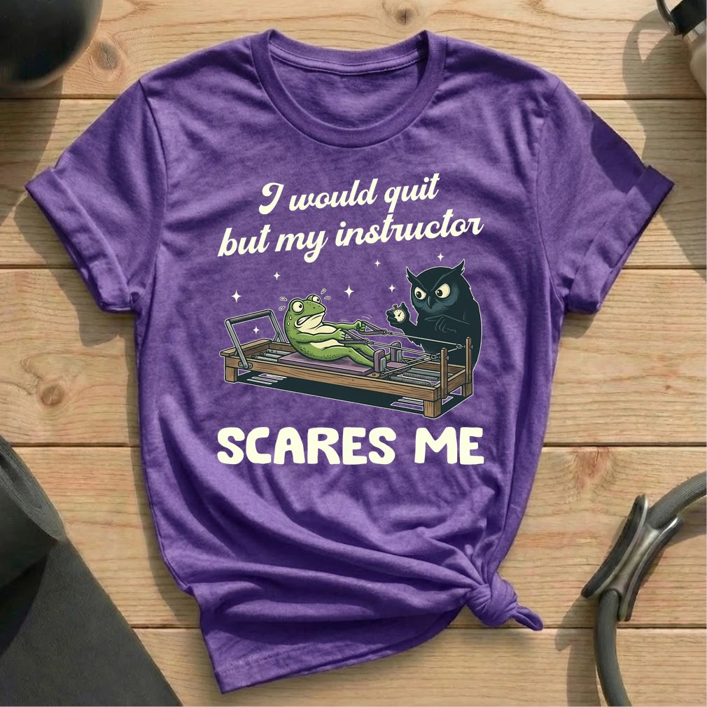 Instructor Frog Scares Me T-shirt