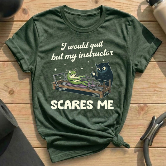 Instructor Frog Scares Me T-shirt