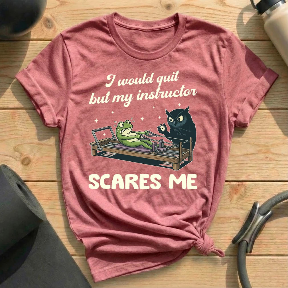 Instructor Frog Scares Me T-shirt