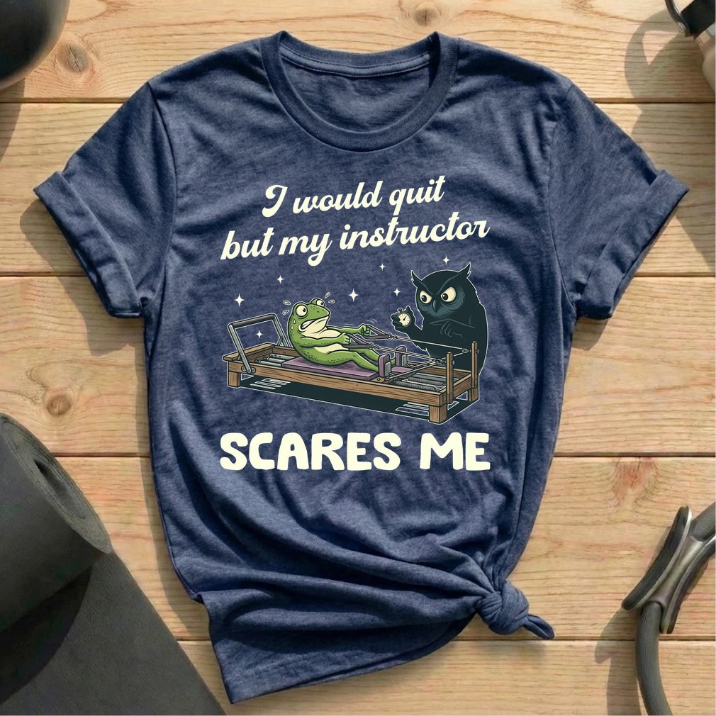 Instructor Frog Scares Me T-shirt