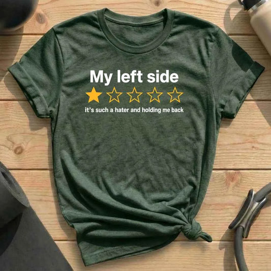 Left Side Rating T-shirt